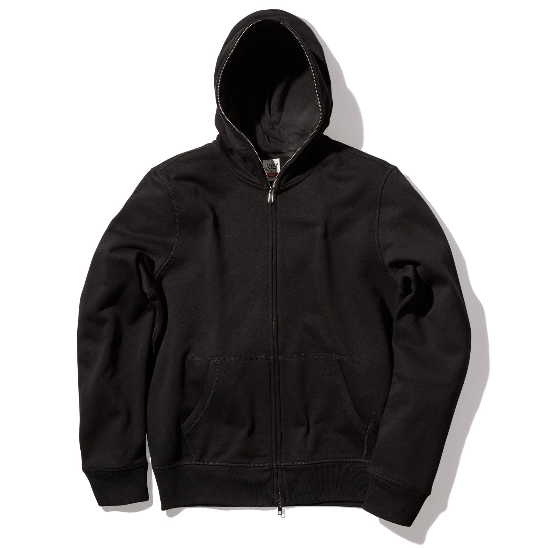 Black hoodie on a white background