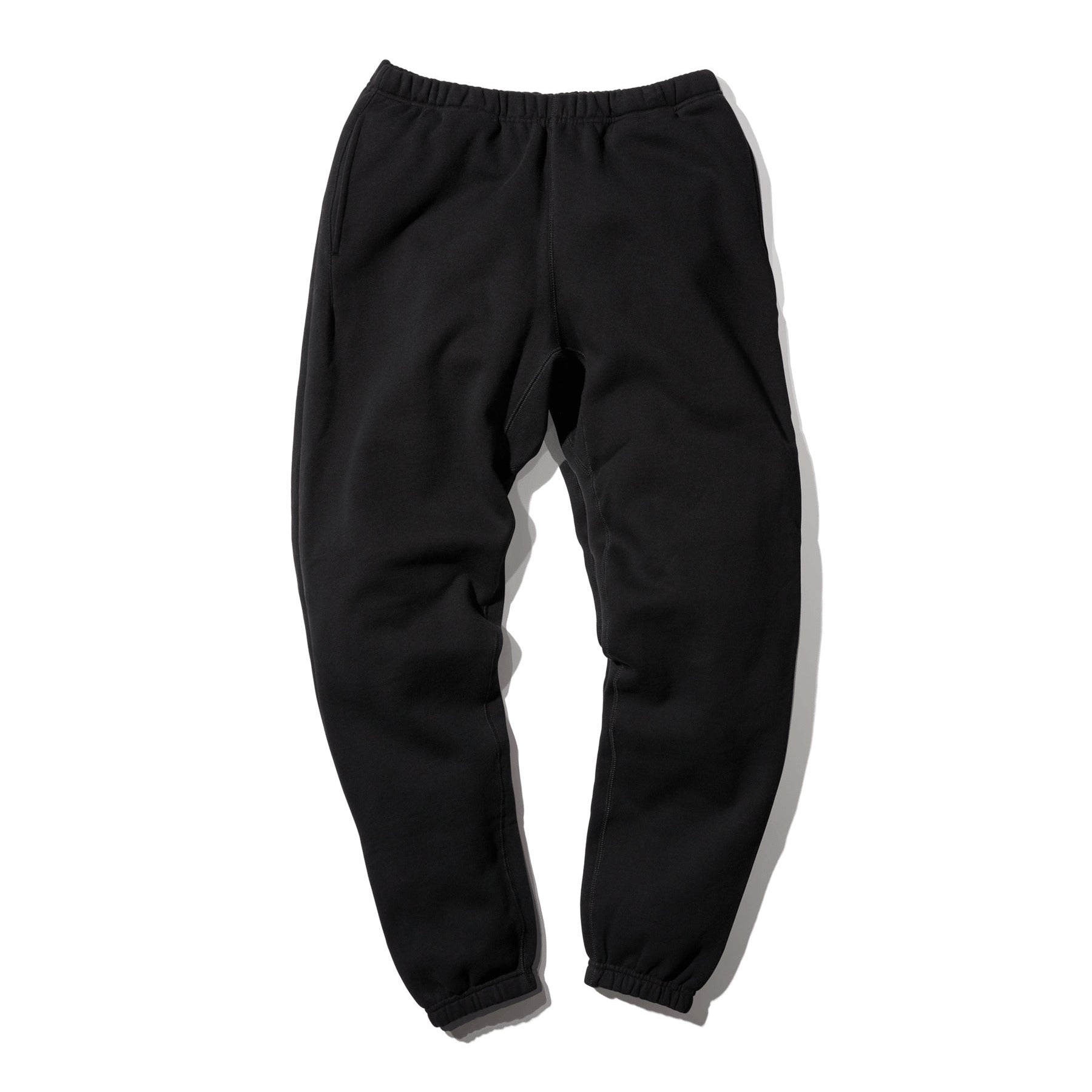 Black pants on a white background